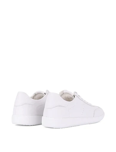 Жіночі кеди шкіряні білі(L83-1) - фото 4 - Miraton