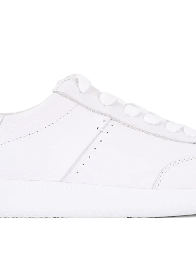 Жіночі кеди шкіряні білі(L83-1) - фото 5 - Miraton