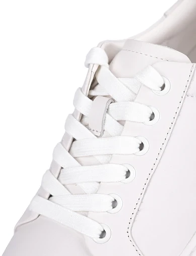 Жіночі кеди шкіряні білі(Y22-72) - фото 5 - Miraton