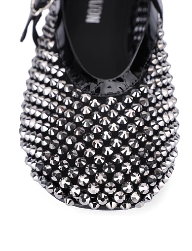 Женские балетки из сетки черные - фото 6 - Miraton