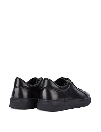 Жіночі кеди шкіряні чорні(9981-1) - фото 4 - Miraton