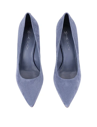 Жіночі туфлі велюрові сині(MP355-1-33) - фото 2 - Miraton