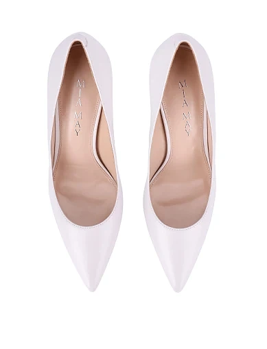Жіночі туфлі шкіряні білі(MP870-3-2) - фото 2 - Miraton