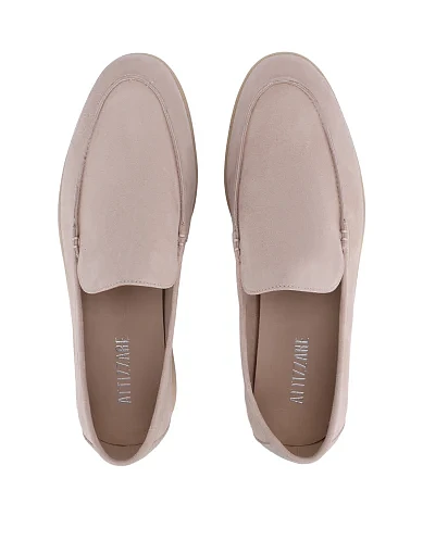 Жіночі слипери велюрові бежеві(Y935-62-61) - фото 2 - Miraton