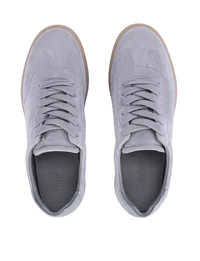 Жіночі кеди велюрові блакитні(201-25102-6-2) - фото 2 - Miraton