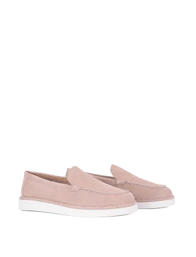 Женские слиперы велюровые бежевые - фото 3 - Miraton