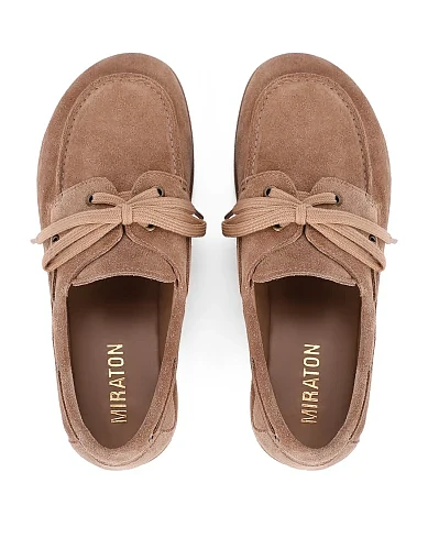 Жіночі сліпери велюрові бежеві(212-25112-1-2) - фото 2 - Miraton