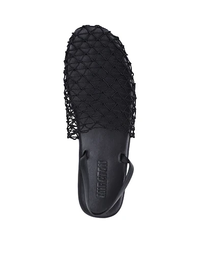 Жіночі сліпери тканинні чорні(TYL1537-1) - фото 2 - Miraton