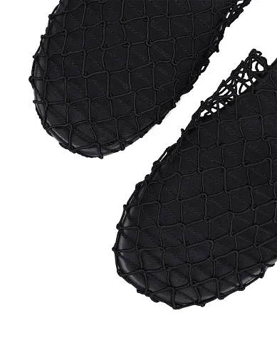 Жіночі сліпери тканинні чорні(TYL1537-1) - фото 5 - Miraton