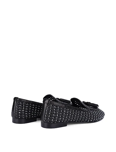 Жіночі сліпери шкіряні чорні(GT20695-011-TS1061) - фото 4 - Miraton