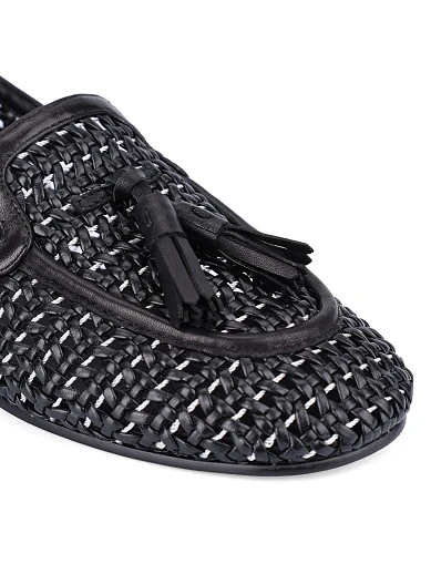 Жіночі сліпери шкіряні чорні(GT20695-011-TS1061) - фото 5 - Miraton