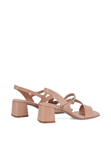 Жіночі босоніжки шкіряні бежеві(2682-27-1) - фото 4 - Miraton