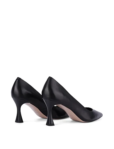 Жіночі туфлі шкіряні чорні(611A-01-S10) - фото 4 - Miraton