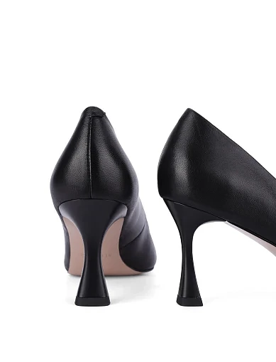 Жіночі туфлі шкіряні чорні(611A-01-S10) - фото 5 - Miraton