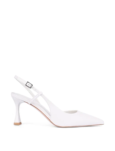 Жіночі туфлі шкіряні рисового кольору(611L-09-S506) - фото 1 - Miraton