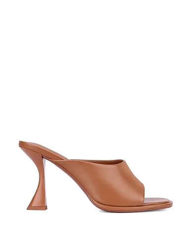 Жіночі сабо шкіряні бежеві(G5072-1) - фото 1 - Miraton