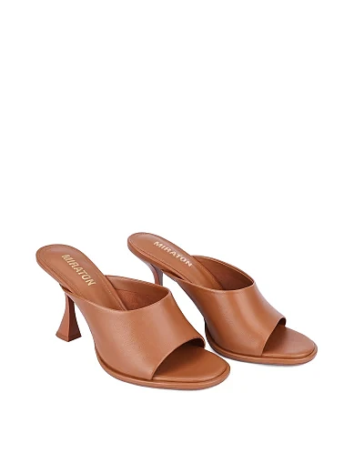 Жіночі сабо шкіряні бежеві(G5072-1) - фото 3 - Miraton