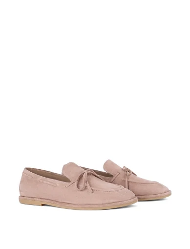 Женские слиперы велюровые бежевые - фото 3 - Miraton