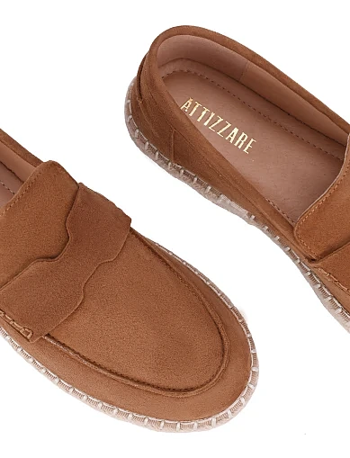 Жіночі еспадрильї велюрові коричневі(968-49) - фото 5 - Miraton