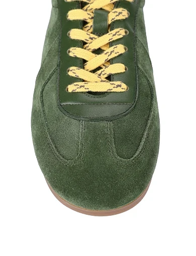 Жіночі кросівки велюрові зелені(6862-01B3B2) - фото 5 - Miraton