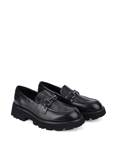 Жіночі туфлі шкіряні чорні(AT671A-2-777) - фото 3 - Miraton