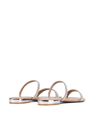 Жіночі шльопанці шкіряні бежеві(L2397-1-2) - фото 5 - Miraton