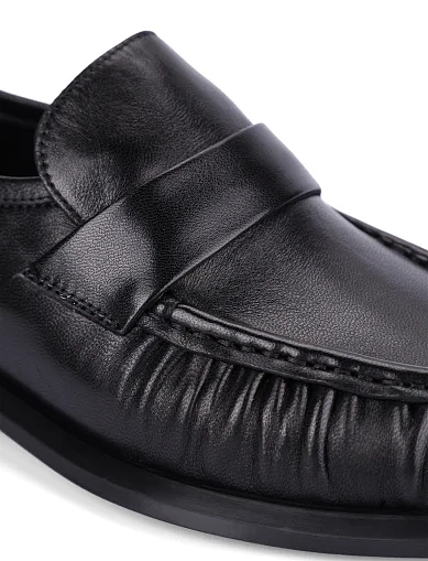 Жіночі туфлі шкіряні чорні(Q519-1-2) - фото 5 - Miraton