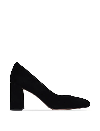 Жіночі туфлі велюрові чорні(Q667-6-2) - фото 1 - Miraton
