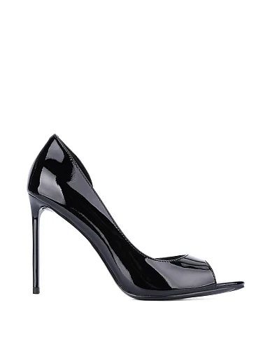 Жіночі шкіряні туфлі чорні(2534-1) - фото 1 - Miraton