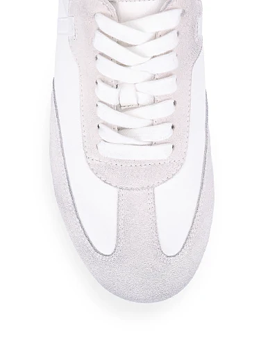 Жіночі кросівки шкіряні білі(AW6240801-1) - фото 5 - Miraton