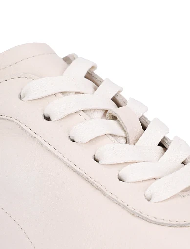 Жіночі кросівки шкіряні рисового кольору(AW6240802-1) - фото 5 - Miraton