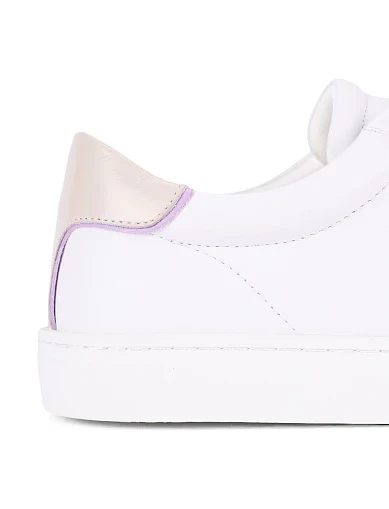 Жіночі кеди шкіряні білі(S2636B-9-1) - фото 5 - Miraton