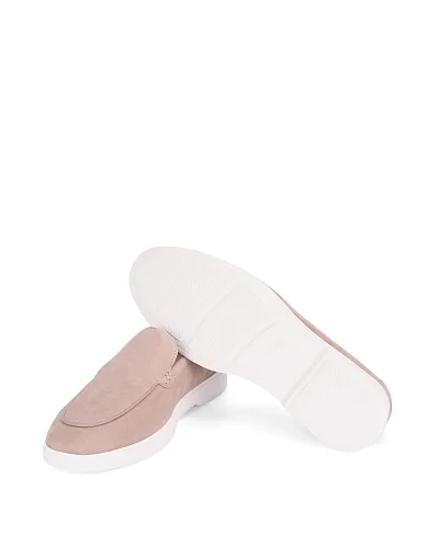 Женские слиперы велюровые бежевые - фото 5 - Miraton