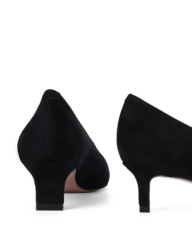 Жіночі туфлі велюрові чорні(HY25316-3-2) - фото 5 - Miraton