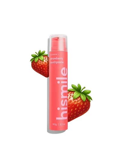 Зубна паста(Зубна паста зі смаком полуниці hismile Strawberry ) - фото 1 - Miraton