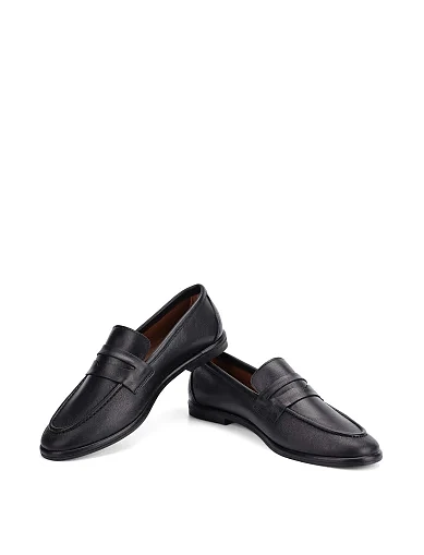 Жіночі сліпери шкіряні чорні(060 10050) - фото 5 - Miraton