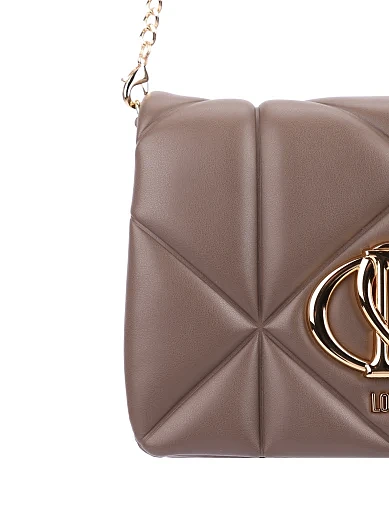 Женская сумка из экокожи коричневая - фото 8 - Miraton