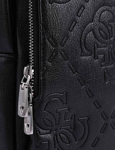 Мужская сумка из экокожи черная - фото 4 - Miraton