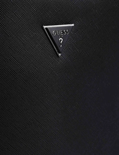 Мужская сумка из экокожи черная - фото 4 - Miraton