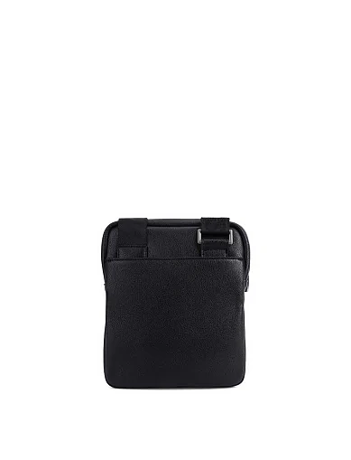 Мужская сумка мессенджер из экокожи черная - фото 3 - Miraton