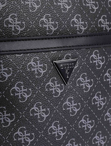 Мужская сумка мессенджер из экокожи черная - фото 4 - Miraton