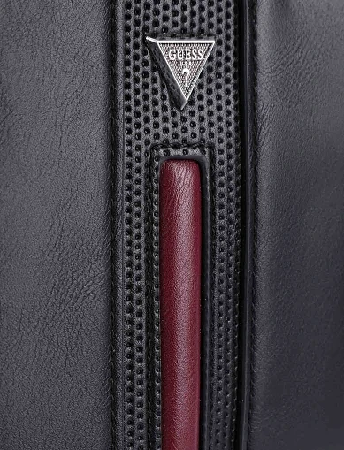 Мужская сумка мессенджер из экокожи черная - фото 4 - Miraton