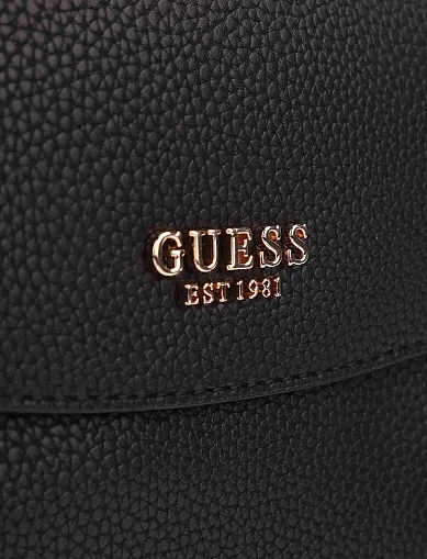 Жіноча сумка крос-боді з екошкіри чорна(HWBG73 34210) - фото 5 - Miraton