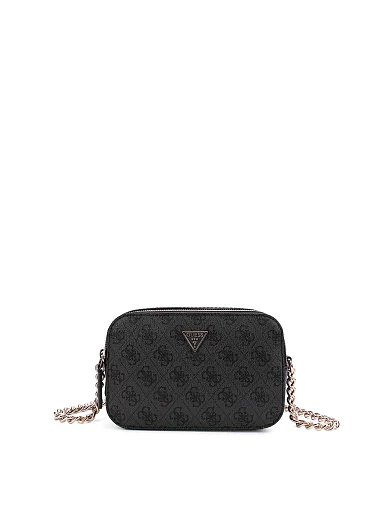 Жіноча сумка з екошкіри чорна(HWBG96 72140) - фото 1 - Miraton