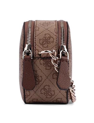 Женская сумка из экокожи бежевая - фото 4 - Miraton