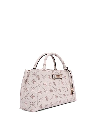 Женская сумка из экокожи молочного цвета - фото 2 - Miraton