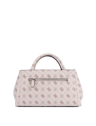 Женская сумка из экокожи молочного цвета - фото 3 - Miraton