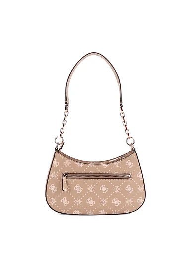 Женская сумка через плечо из экокожи бежевая - фото 3 - Miraton