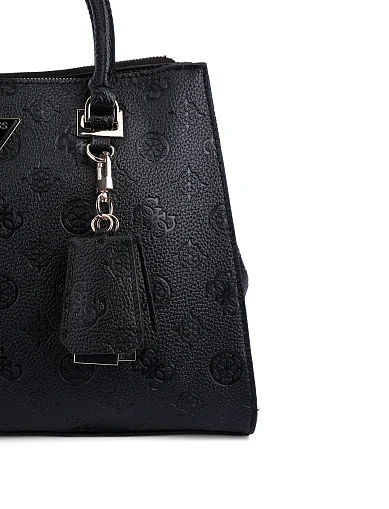 Женская сумка из экокожи черная - фото 4 - Miraton