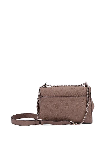 Женская сумка кросс-боди из экокожи бежевая - фото 3 - Miraton